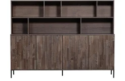 Woood Wandkast New Gravure Essenhout Vineer Espresso