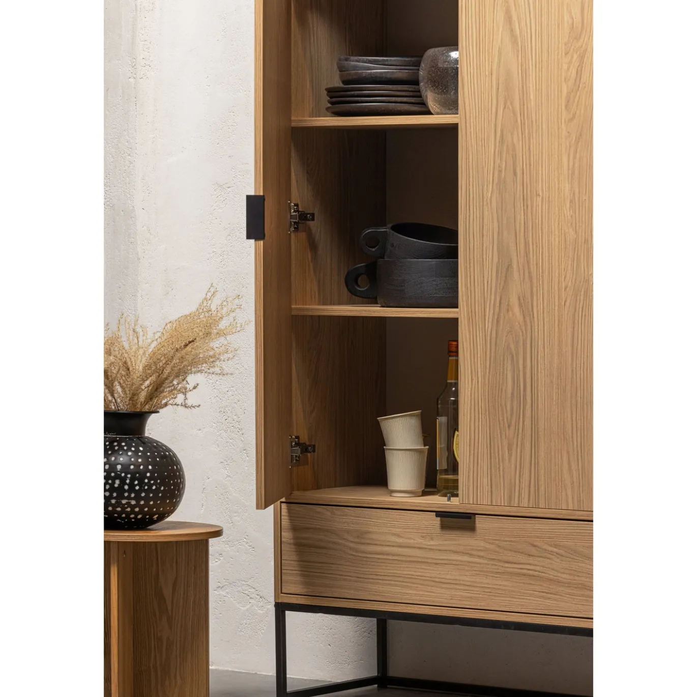 Woood Wandkast Silas Eiken Decor