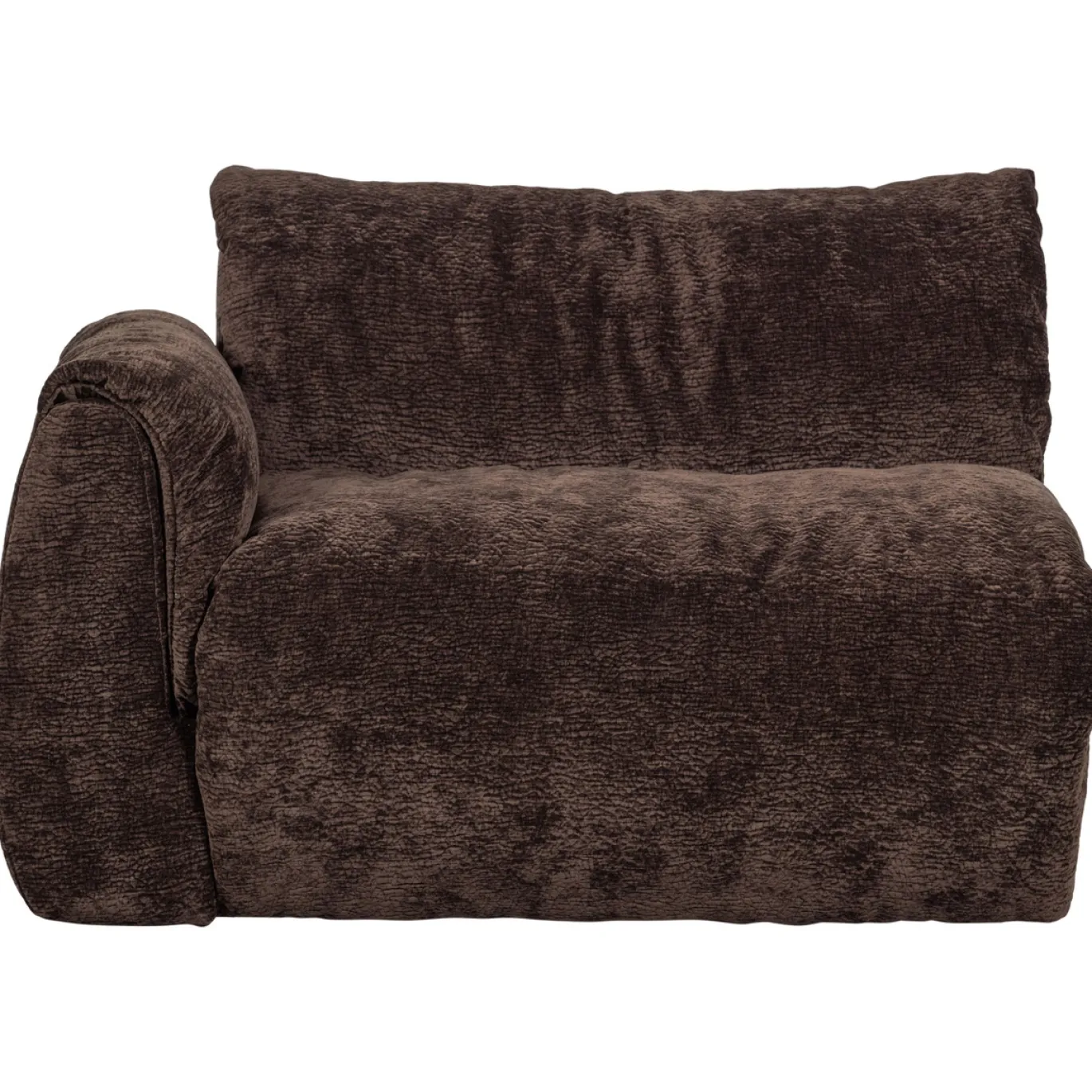 Woood 1-zits Baggy Met Arm Links 3d Chenille Donkerbruin