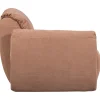 Woood 1-zits Baggy Met Arm Links Geweven Chenille Oudroze