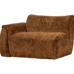 Woood 1-zits Baggy Met Arm Links 3d Chenille Middenbruin