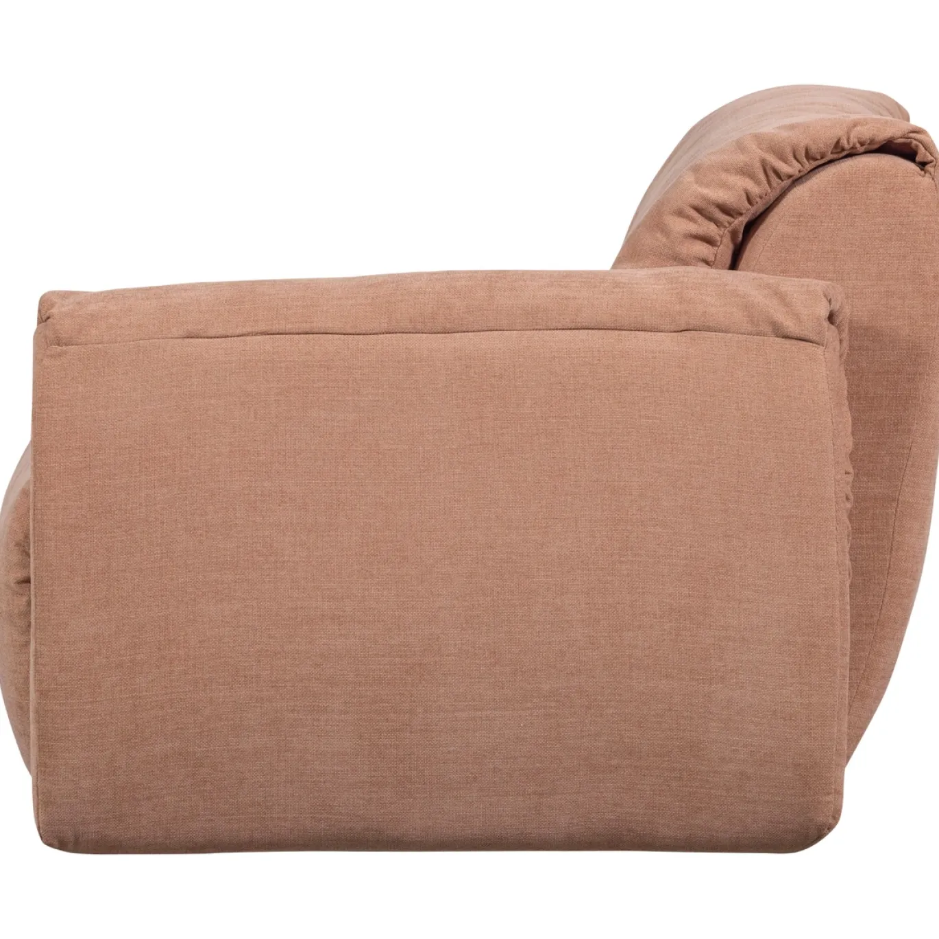 Woood 1-zits Baggy Met Arm Rechts Geweven Chenille Oudroze