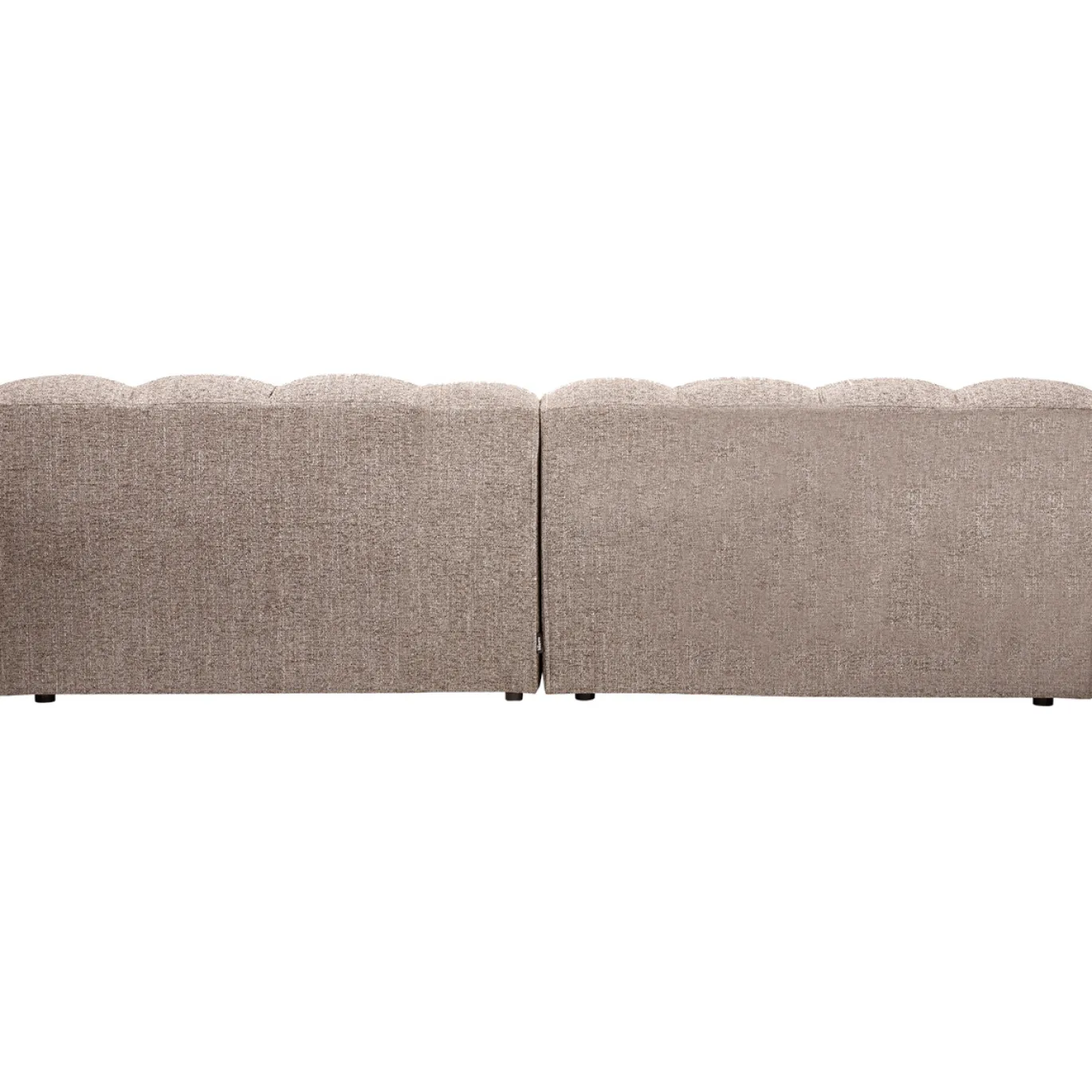 Woood 3-zits Bank Allure Geweven Stof Bruin Melange