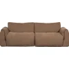 Woood 2-zits Bank Baggy Geweven Chenille Bruin