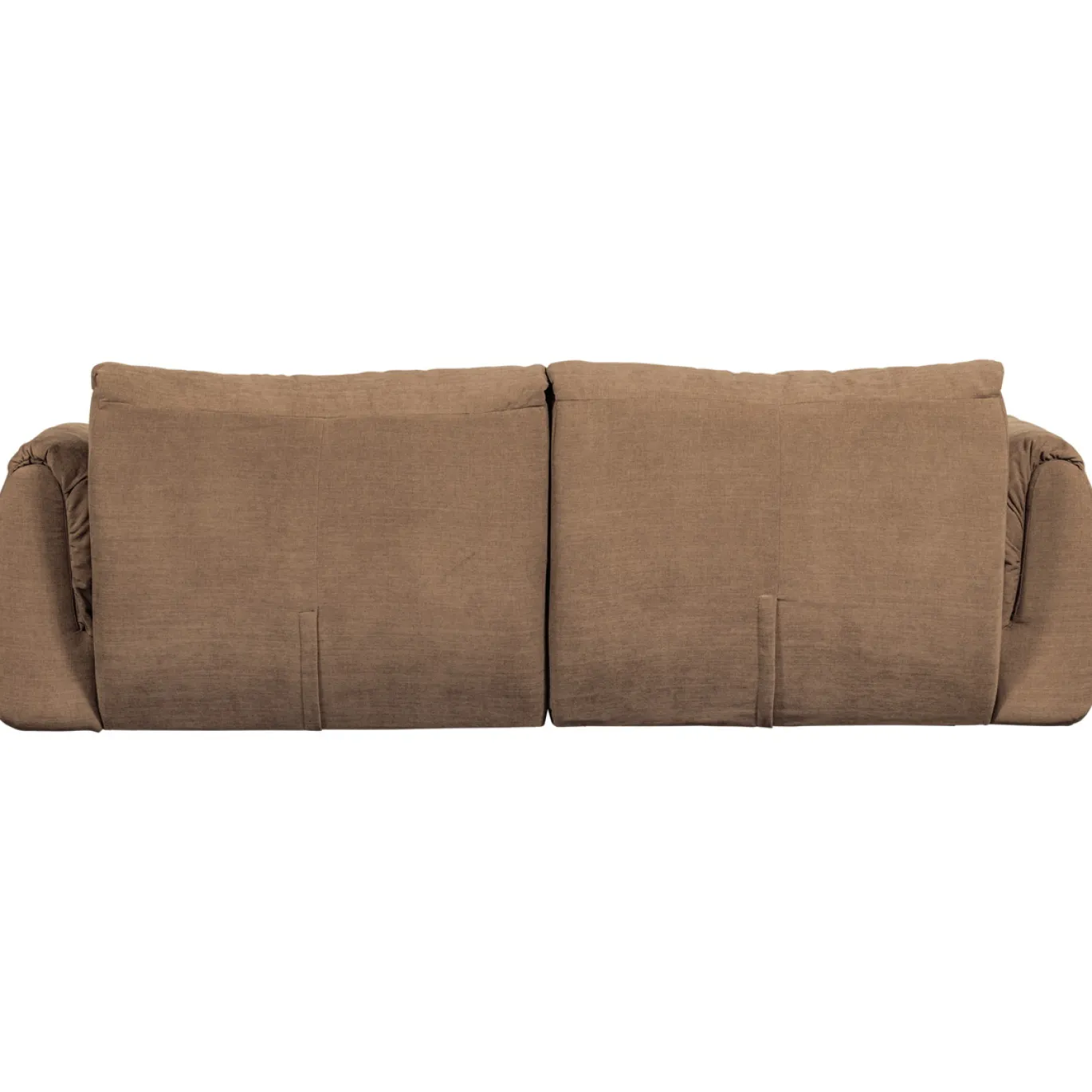 Woood 2-zits Bank Baggy Geweven Chenille Bruin