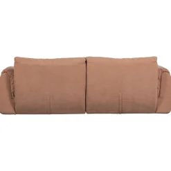 Woood 2-zits Bank Baggy Geweven Chenille Oud Roze