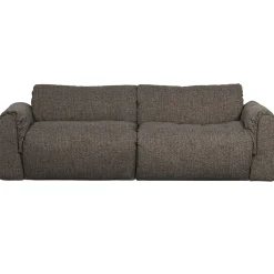 Woood 2-zits Bank Baggy Geweven Stof Warmgrijs Melange
