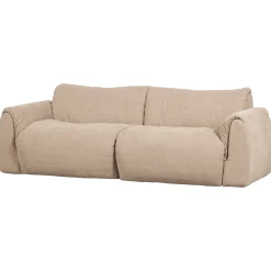 Woood 2-zits Bank Baggy Geweven Chenille Zand