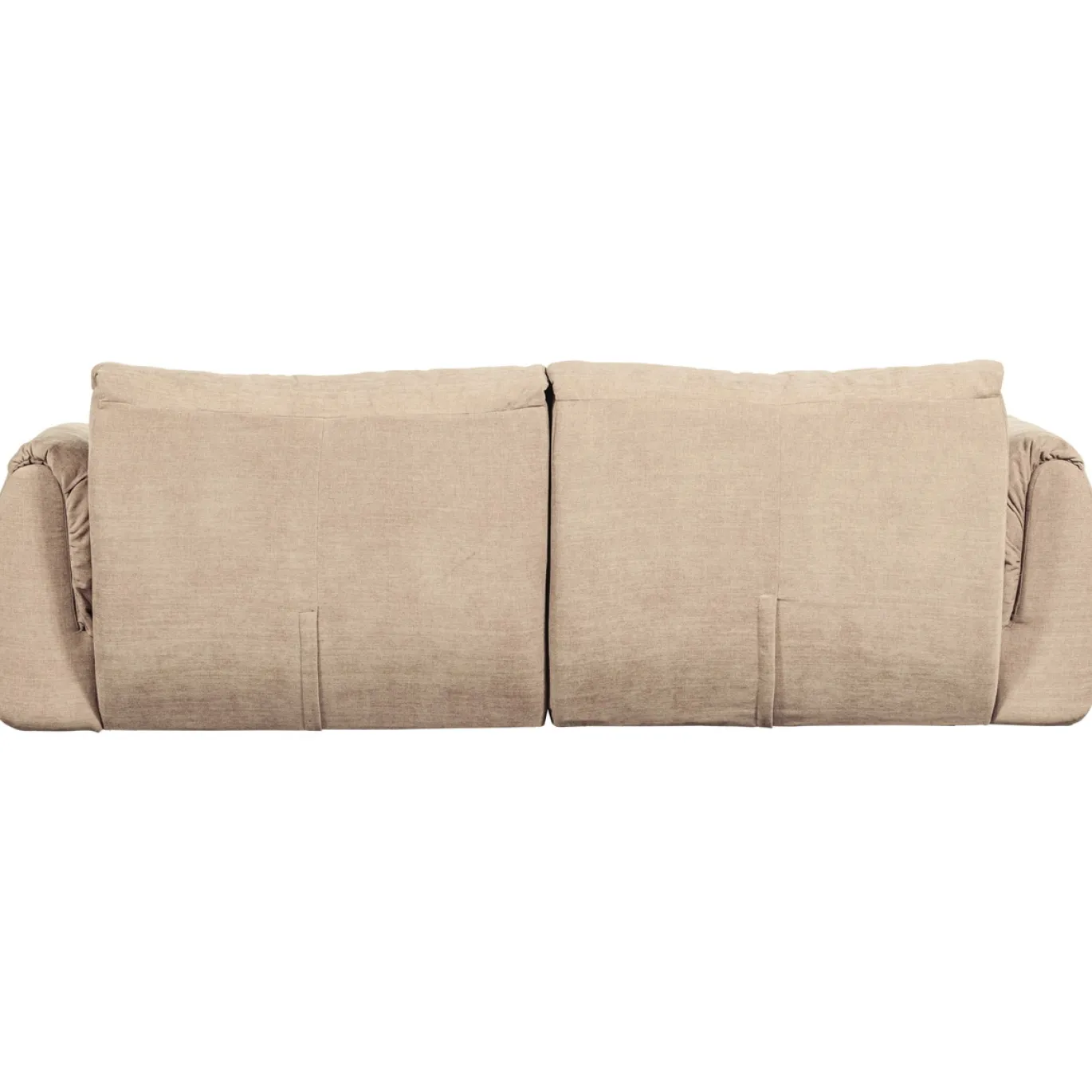 Woood 2-zits Bank Baggy Geweven Chenille Zand
