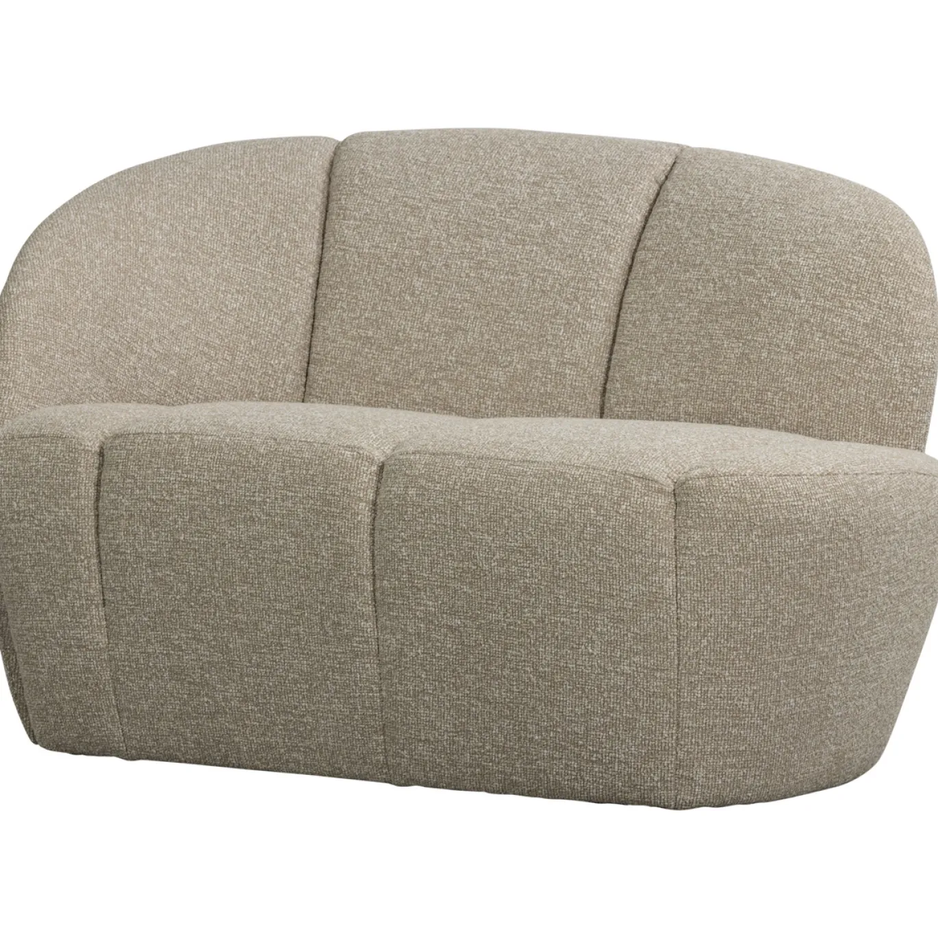 Woood 2-zits Bankje Mojo Links Boucle Beige Melange