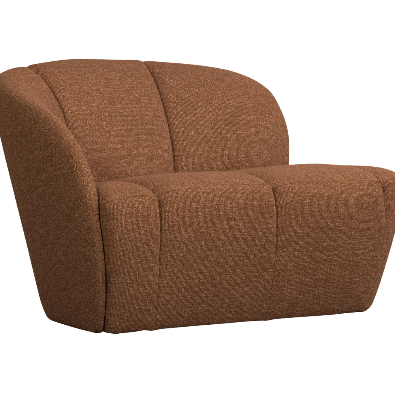Woood 2-zits Bankje Mojo Links Boucle Roestbruin Melange