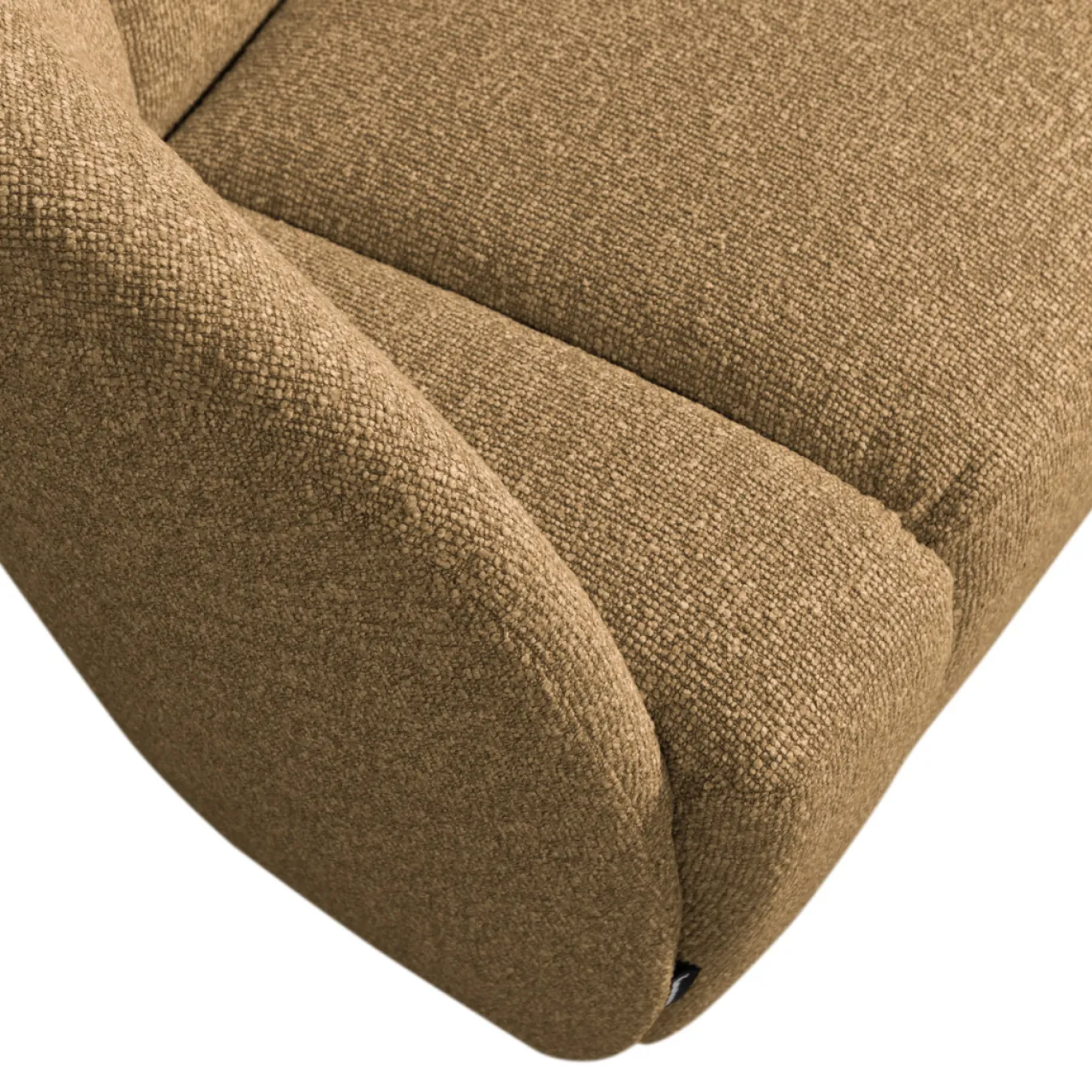 Woood 2-zits Bankje Mojo Links Boucle Geel/bruin Melange