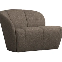 Woood 2-zits Bankje Mojo Links Boucle Bruin Melange