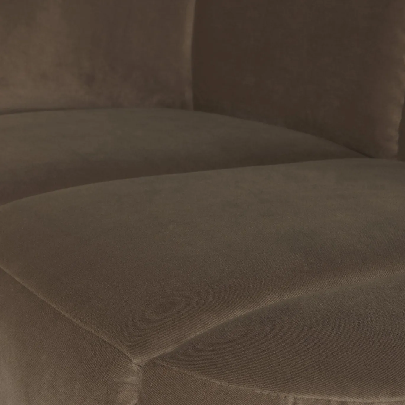 Woood 2-Zits Bankje Mojo Links Velvet Taupe