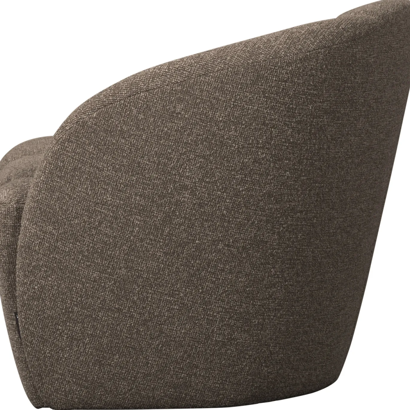 Woood 2-zits Bankje Mojo Rechts Boucle Bruin Melange