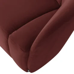 Woood 2-Zits Bankje Mojo Rechts Velvet Kastanjebruin