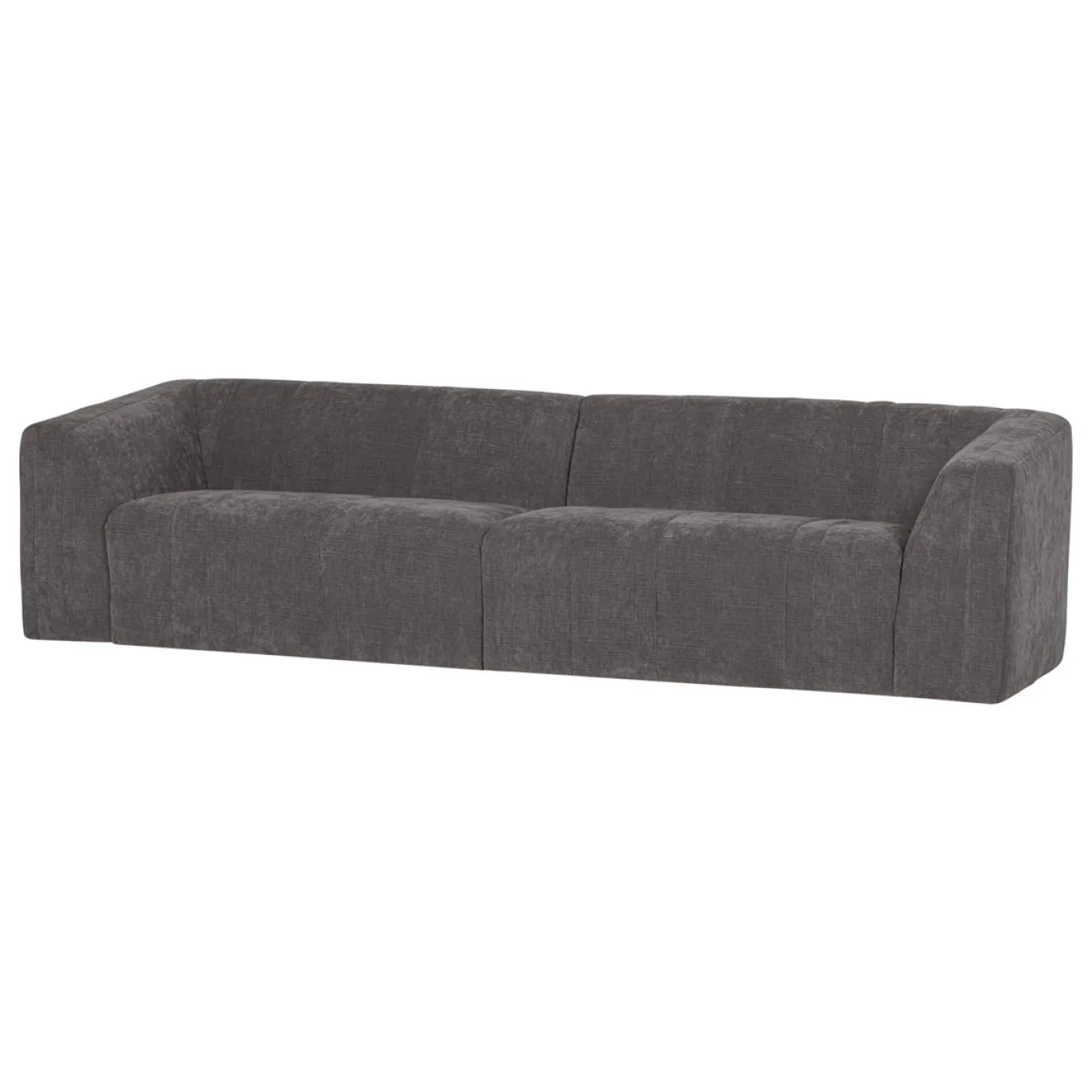 Woood 4-Zits Bank Omaire Chenille Grijs