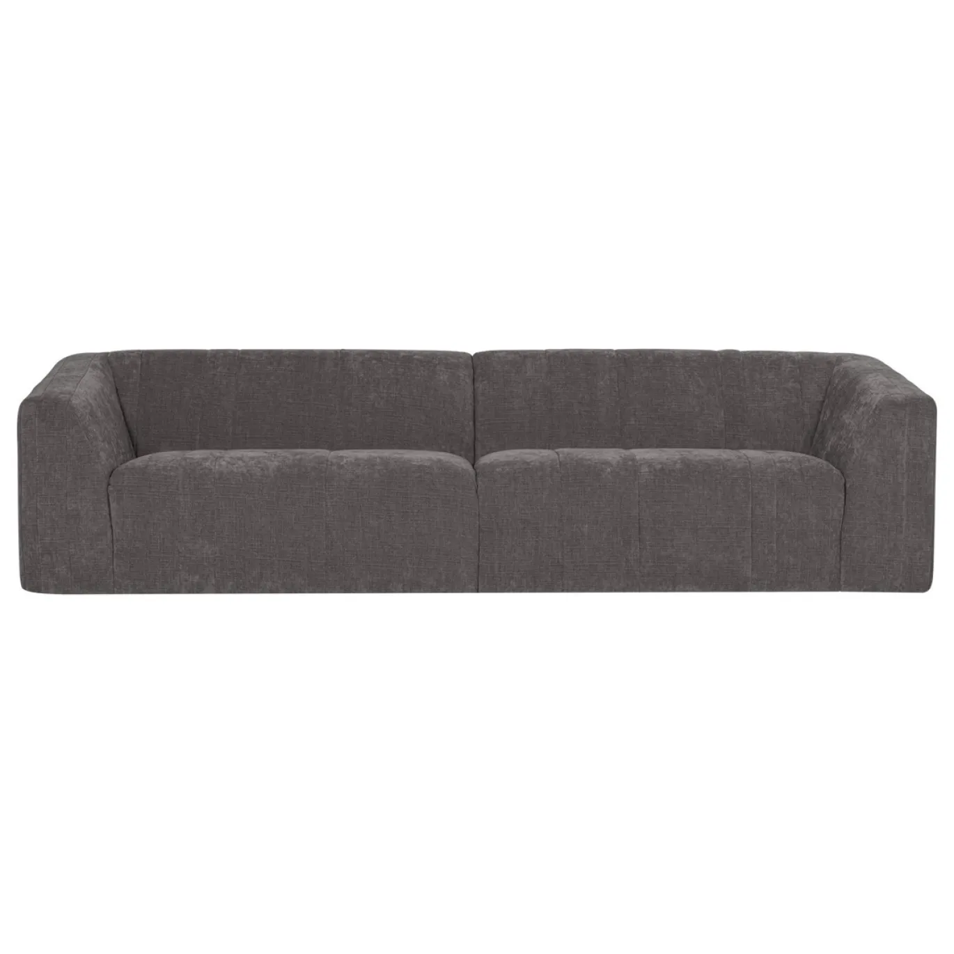 Woood 4-Zits Bank Omaire Chenille Grijs
