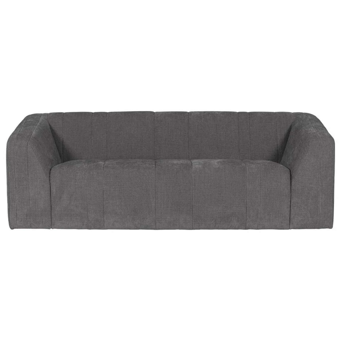 Woood 2-Zits Bank Omaire Chenille Grijs