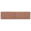 Woood 4-Zits Bank Omaire Chenille Lichtroze