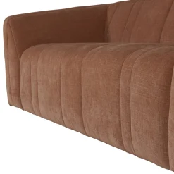 Woood 2-Zits Bank Omaire Chenille Roestbruin