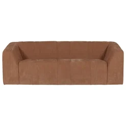 Woood 2-Zits Bank Omaire Chenille Roestbruin