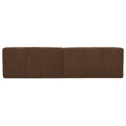 Woood 4-Zits Bank Omaire Chenille Lichtbruin
