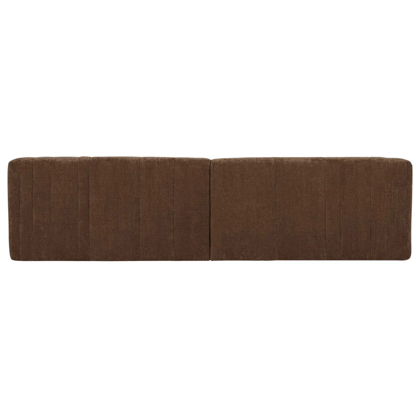 Woood 4-Zits Bank Omaire Chenille Lichtbruin