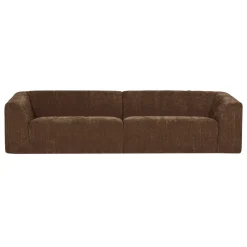 Woood 4-Zits Bank Omaire Chenille Lichtbruin