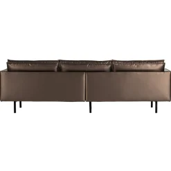 Woood 3-zits Bank Rodeo Metallic Koper Bruin