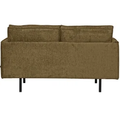 Woood 2-Zitsbank Rodeo Structure Velvet Brass