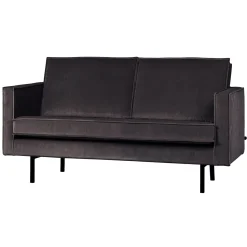 Woood 2-Zitsbank Rodeo Velvet Antraciet