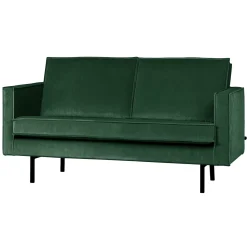 Woood 2-Zitsbank Rodeo Velvet Bosgroen