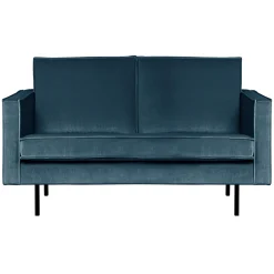 Woood 2-Zitsbank Rodeo Velvet Blauw