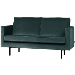 Woood 2-Zitsbank Rodeo Velvet Groenblauw