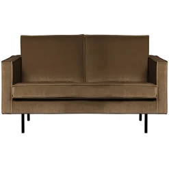 Woood 2-Zitsbank Rodeo Velvet Taupe