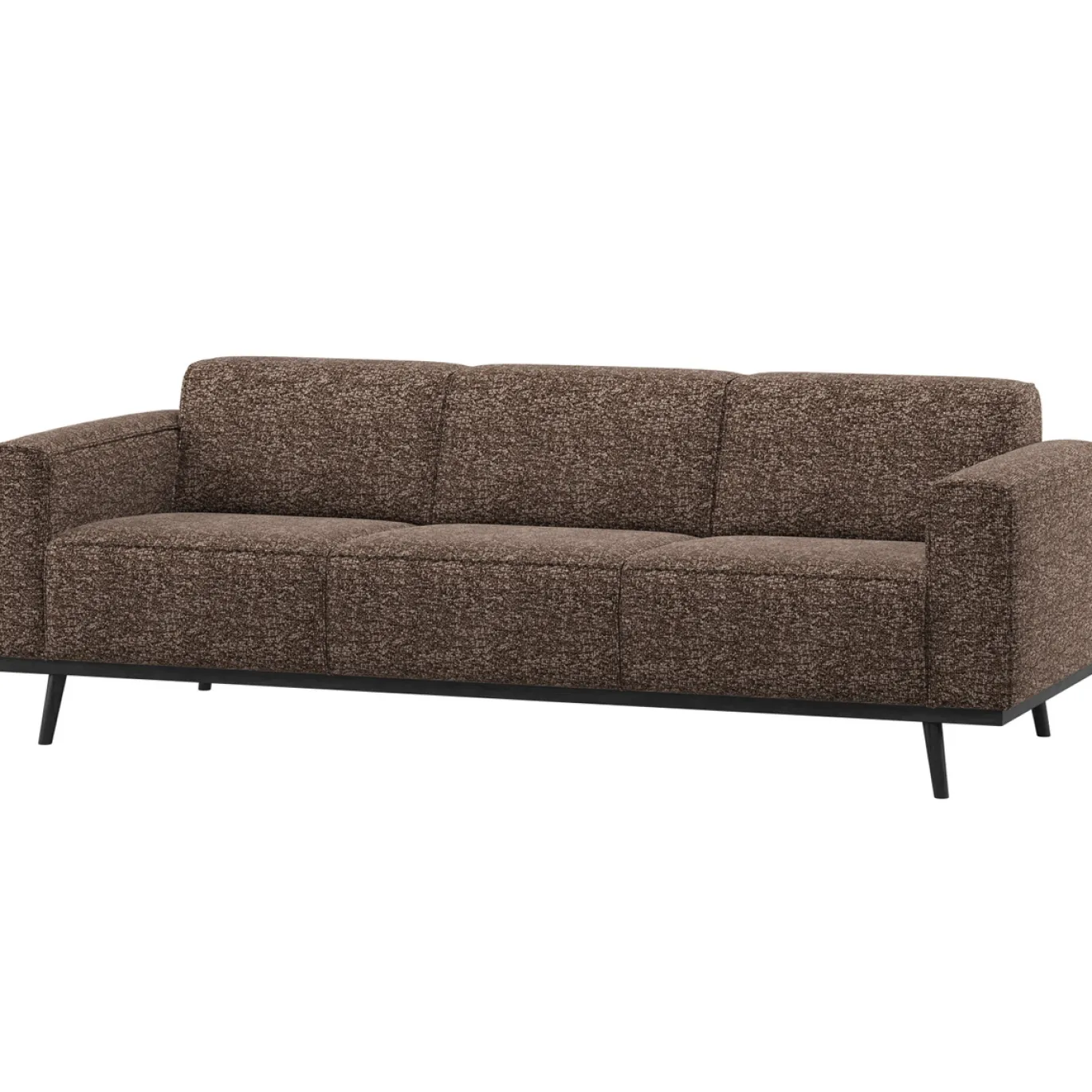 Woood 3-zits Bank Statement 230cm Bruin Melange