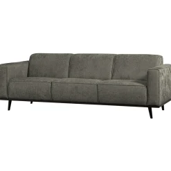 Woood 3-zits Bank Statement 230cm Structure Velvet Frost