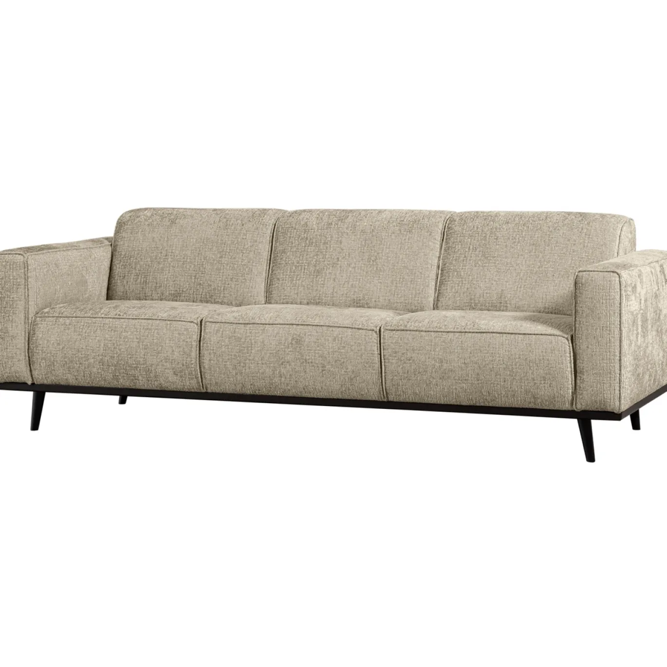Woood 3-zits Bank Statement 230cm Structure Velvet Wheatfield