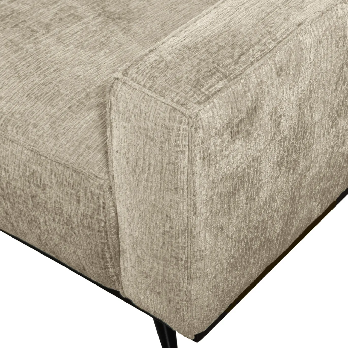 Woood 3-zits Bank Statement 230cm Structure Velvet Wheatfield