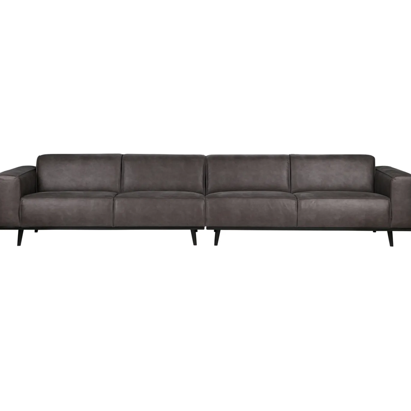 Woood 4-zits Bank Statement Xl 372cm Ecoleer Donkergrijs