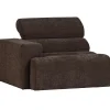 Woood 1-zits Element Arm Novi Links Donkerbruin Melange