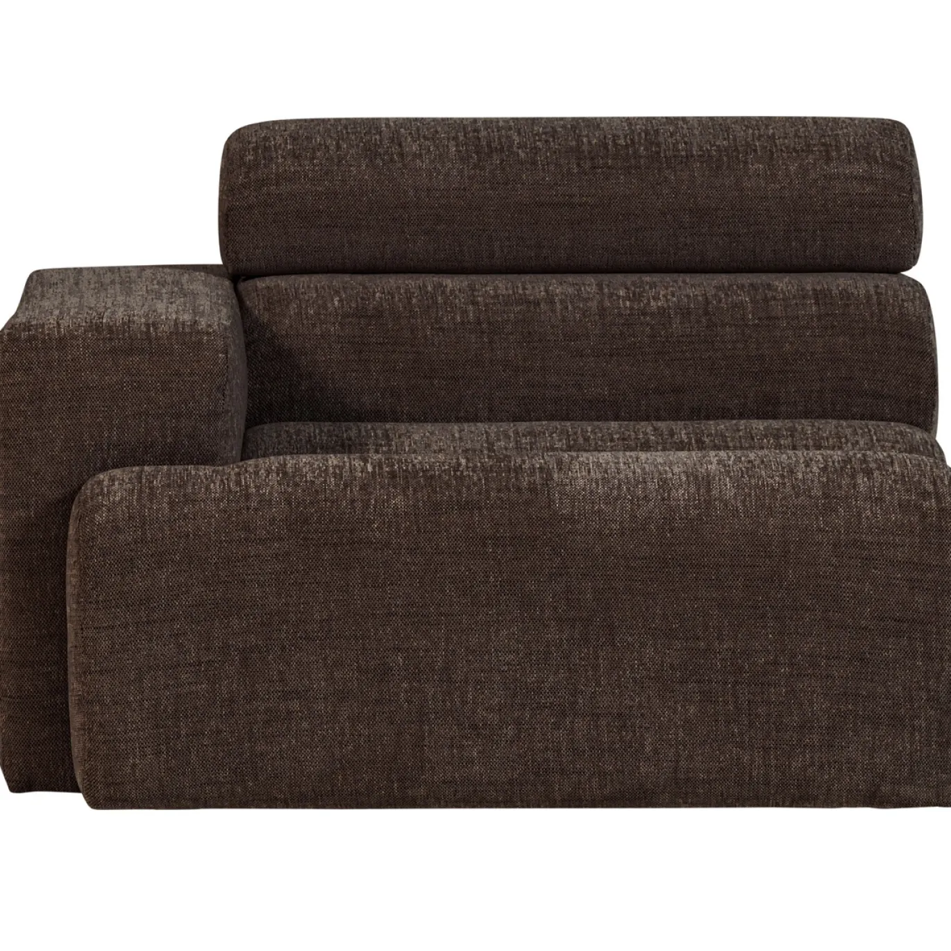 Woood 1-zits Element Arm Novi Links Donkerbruin Melange