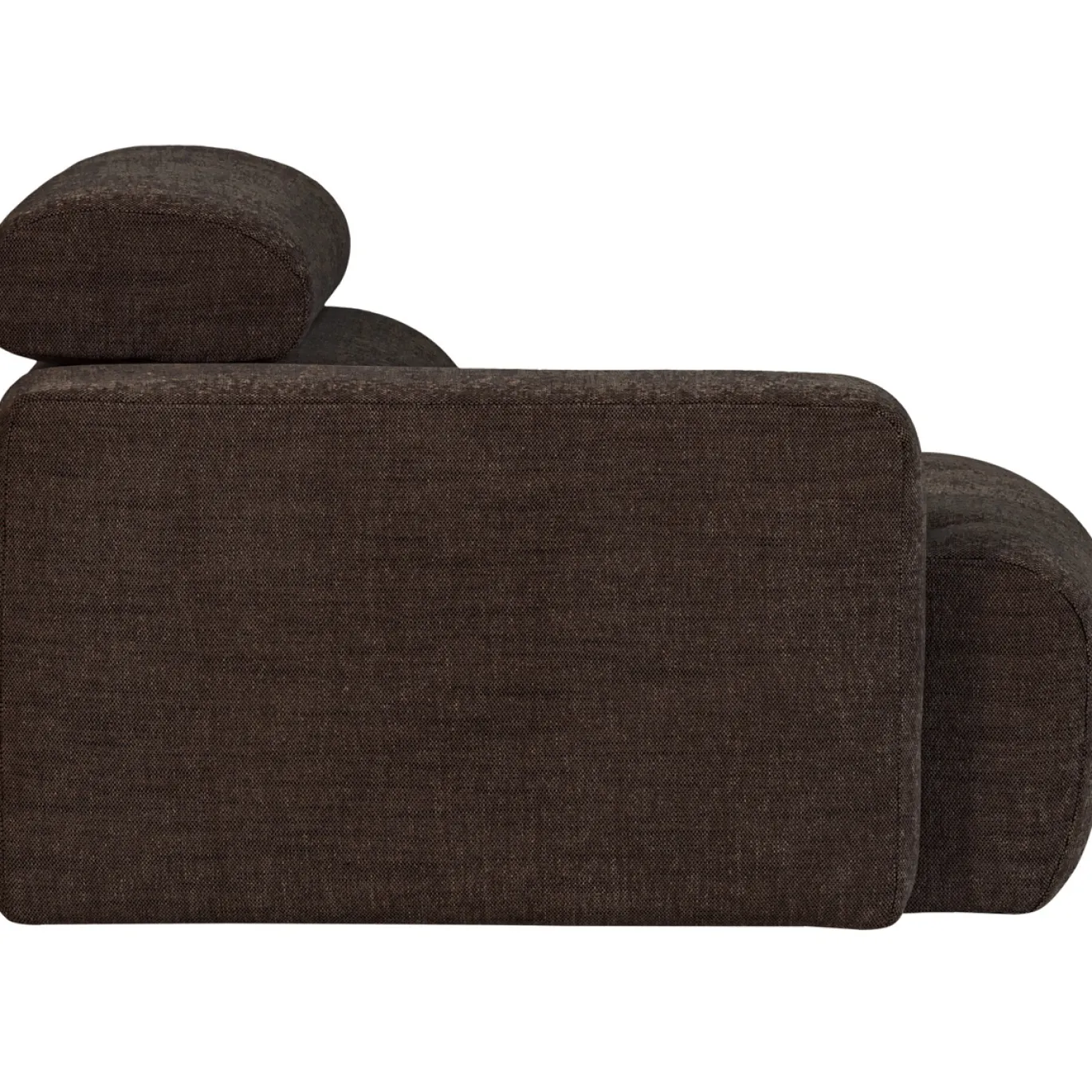 Woood 1-zits Element Arm Novi Links Donkerbruin Melange