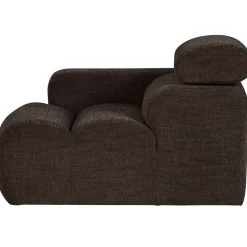 Woood 1-zits Element Arm Novi Links Donkerbruin Melange