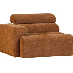 Woood 1-zits Element Arm Novi Links Oranje Melange