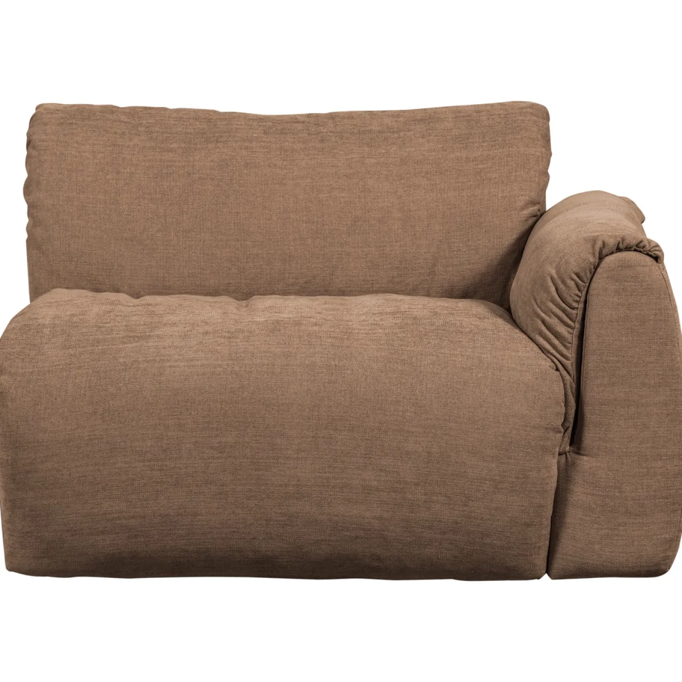 Woood 1-zits Element Baggy Met Arm Rechts Geweven Chenille Bruin