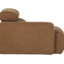 Woood 1-zits Element Novi Arm Links Bouclé Karamelbruin