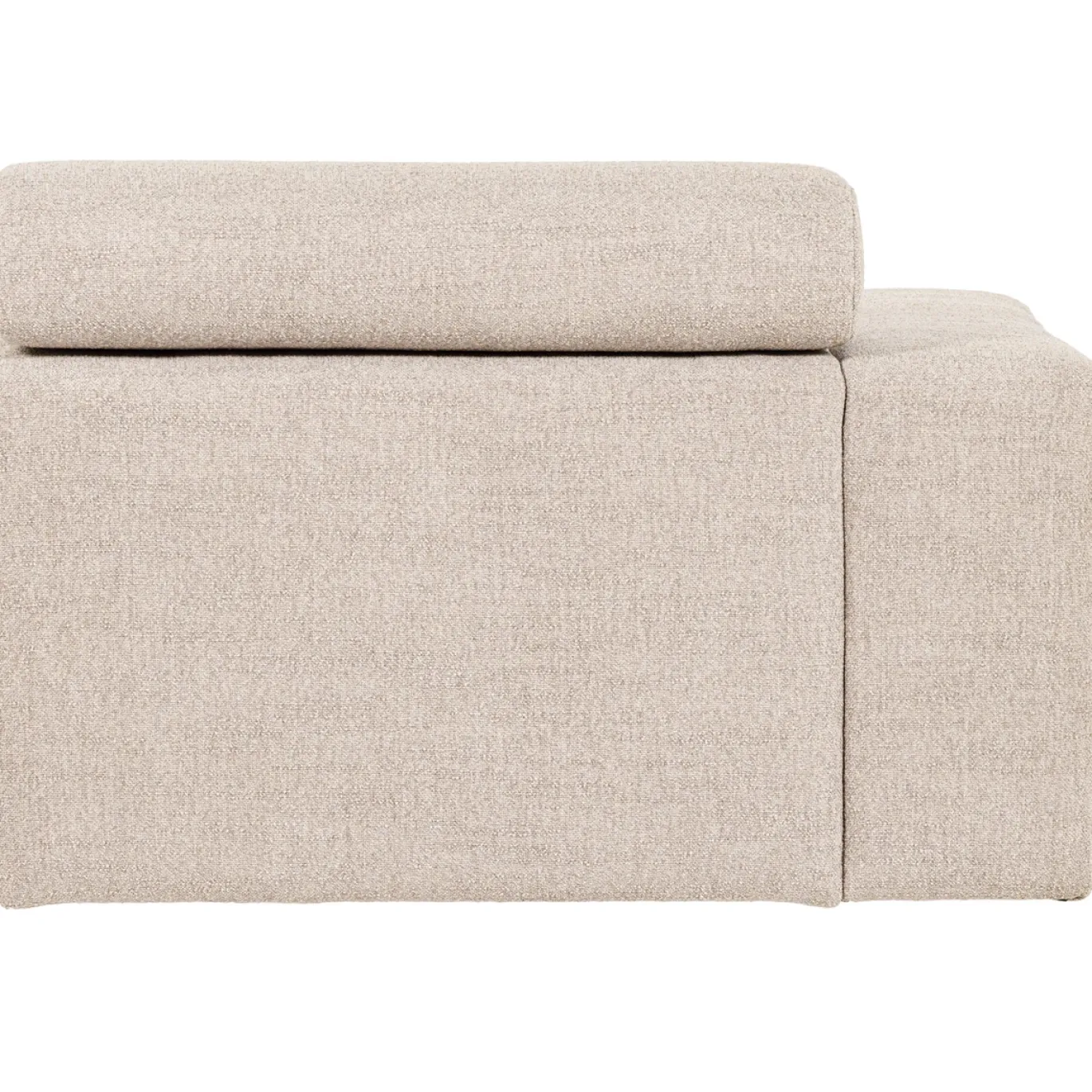Woood 1-zits Element Novi Arm Links Bouclé Naturel