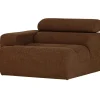 Woood 1-zits Element Novi Arm Links Bouclé Mokkabruin